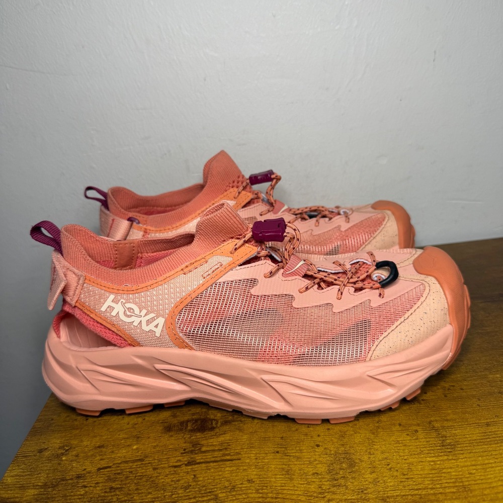 Hoka Hopara 2 Hiking Sandals Womens Size 7.5 Pink 1147670 DLY